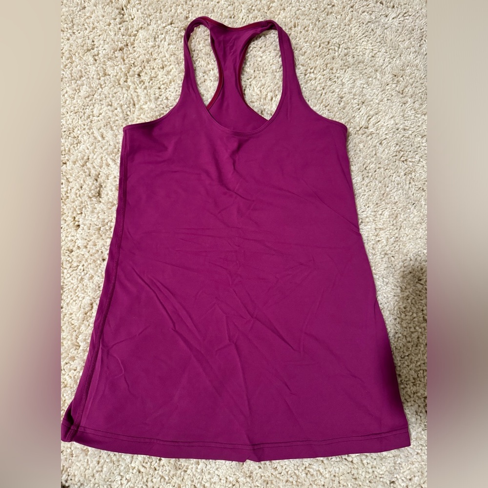 Fuchsia Lululemon Racerback Tank - Picture 4 of 4